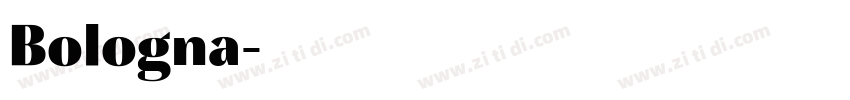 Bologna字体转换