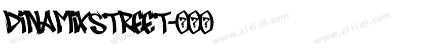 DinamixStreet字体转换