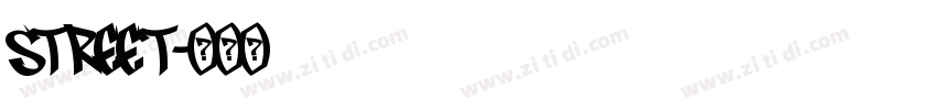 Street字体转换