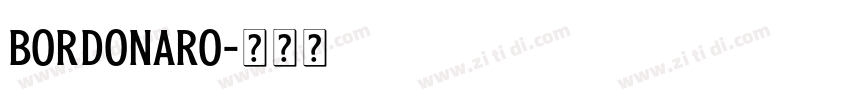 BORDONARO字体转换