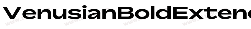 VenusianBoldExtended字体转换