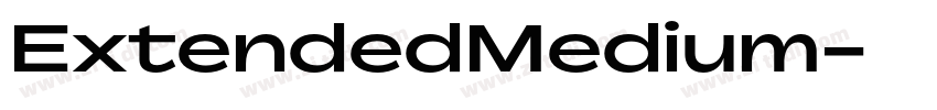 ExtendedMedium字体转换
