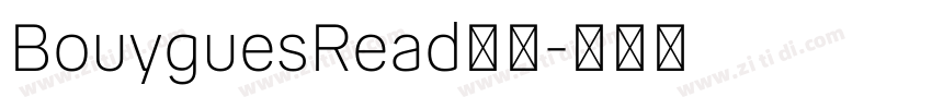 BouyguesRead粗体字体转换