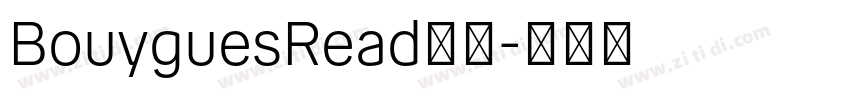 BouyguesRead粗体字体转换