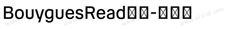 BouyguesRead粗体字体转换