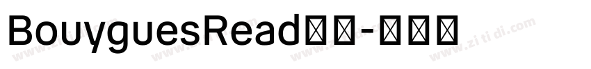 BouyguesRead粗体字体转换