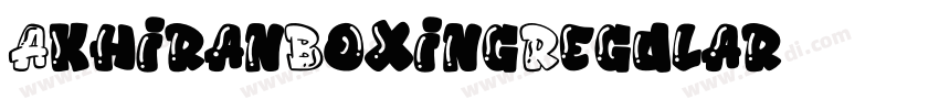 AkhiranBoxingRegular字体转换