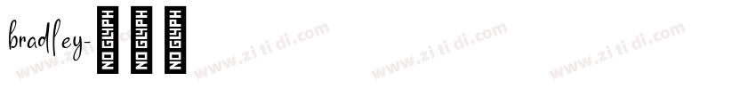 bradley字体转换