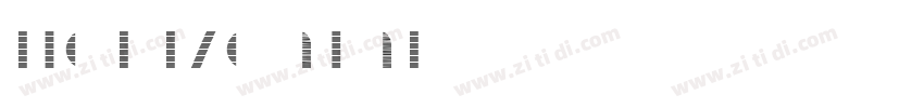 Horizontal字体转换