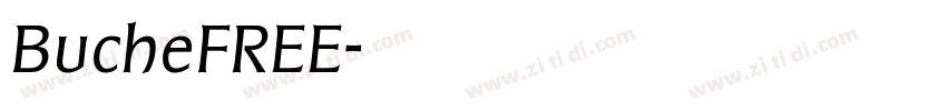 BucheFREE字体转换