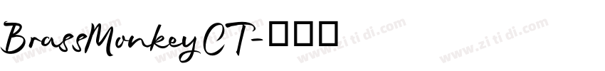 BrassMonkeyCT字体转换