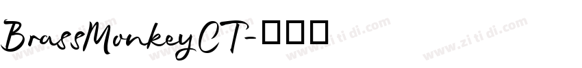 BrassMonkeyCT字体转换