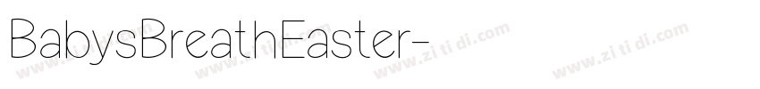 BabysBreathEaster字体转换