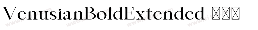 VenusianBoldExtended字体转换