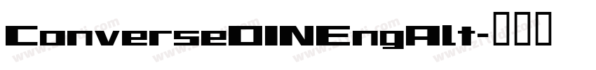ConverseDINEngAlt字体转换