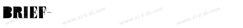 BRIEF字体转换