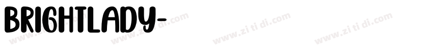 brightlady字体转换