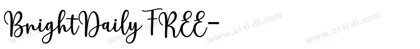 BrightDailyFREE字体转换