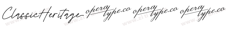 ClassicHeritage字体转换