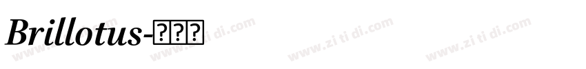 Brillotus字体转换