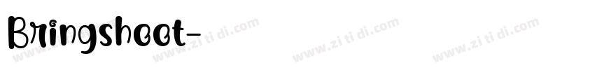 Bringshoot字体转换