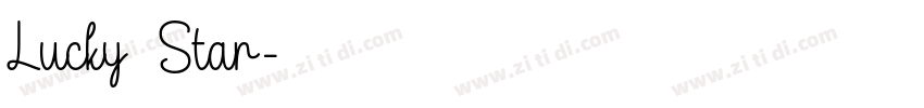 Lucky、Star字体转换