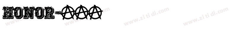 HONOR字体转换