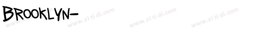 Brooklyn字体转换