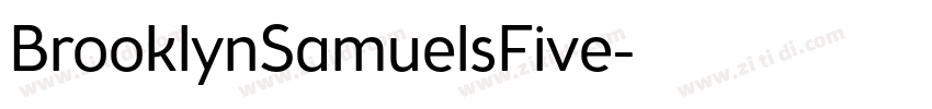 BrooklynSamuelsFive字体转换 BrooklynSamuelsFive字体转换