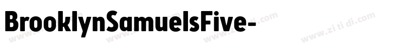 BrooklynSamuelsFive字体转换 BrooklynSamuelsFive字体转换