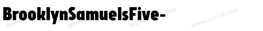 BrooklynSamuelsFive字体转换 BrooklynSamuelsFive字体转换