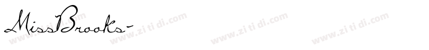 MissBrooks字体转换