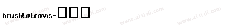 brushtiptravis字体转换