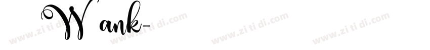 下载安装Wank字体转换