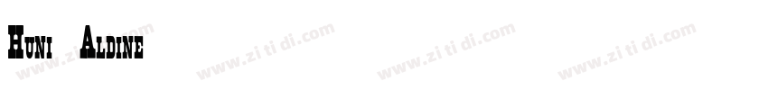 Huni_Aldine字体转换