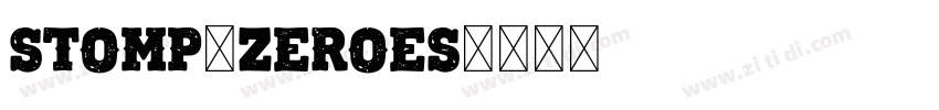 STOMP_Zeroes字体转换