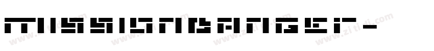 missiondanger字体转换