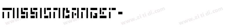 missiondanger字体转换