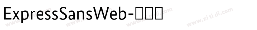 ExpressSansWeb字体转换
