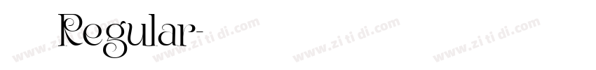 经典特宋简Regular字体转换 经典特宋简Regular字体转换