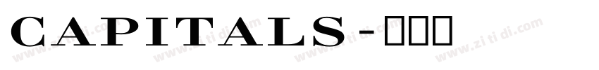 Capitals字体转换
