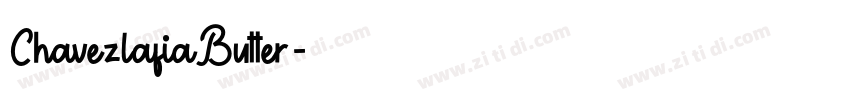ChavezlafiaButter字体转换