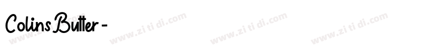ColinsButter字体转换