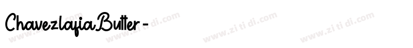ChavezlafiaButter字体转换
