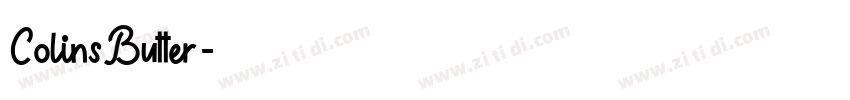 ColinsButter字体转换