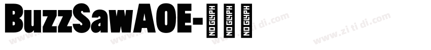 BuzzSawAOE字体转换