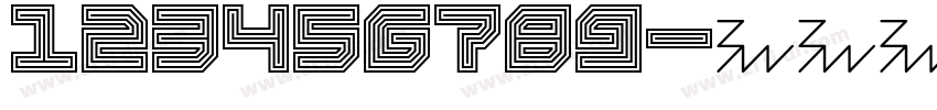 123456789字体转换