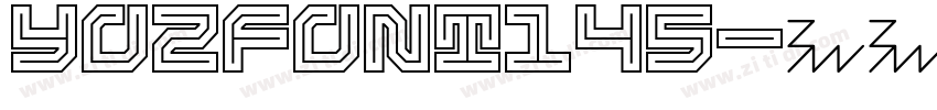 yozfont145字体转换