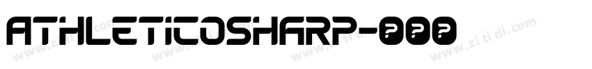 AthleticoSharp字体转换