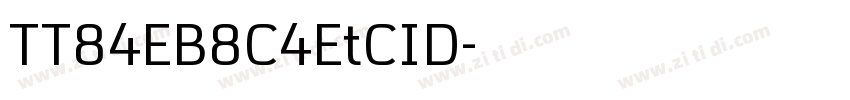 TT84EB8C4EtCID字体转换